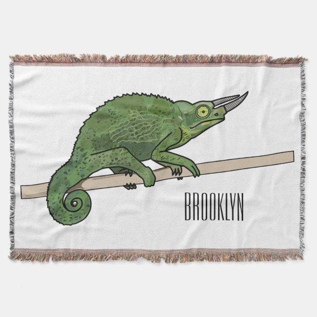 Cobertor Ilustração de desenho do campeão de Jackson (Frente)