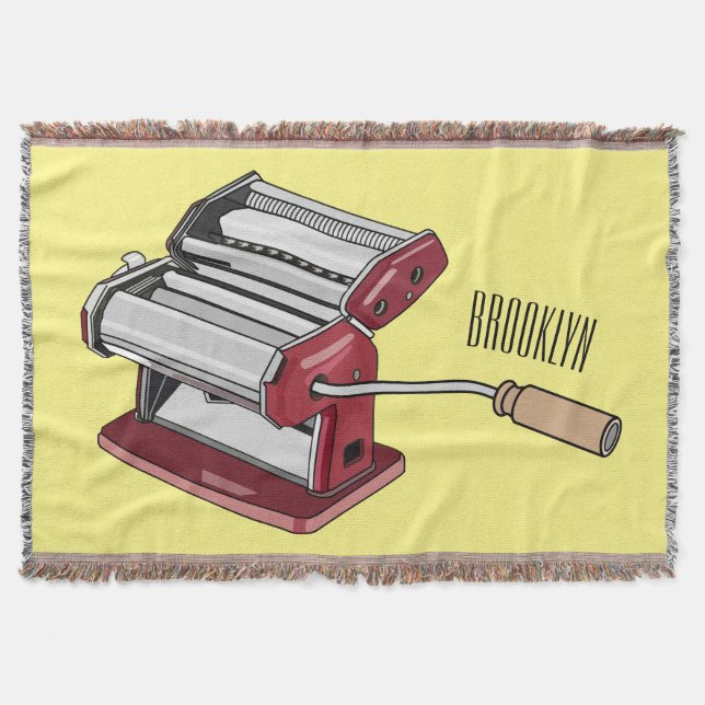 Cobertor Ilustração de desenho do fabricante de massas (Frente)