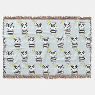 Cobertor Ilustração de Panda Fofo