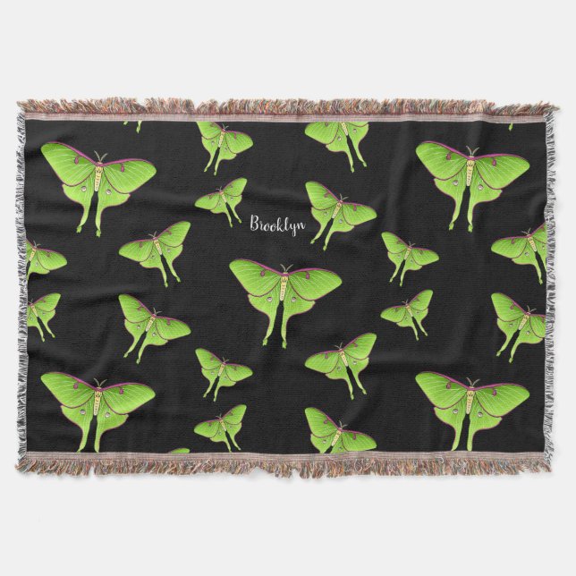 Cobertor Ilustração do desenho animado de Luna Moth (Frente)