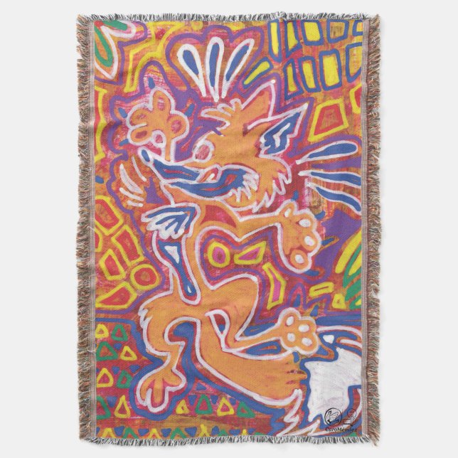 Cobertor  Ilustración de Mola2 (Frente Vertical)