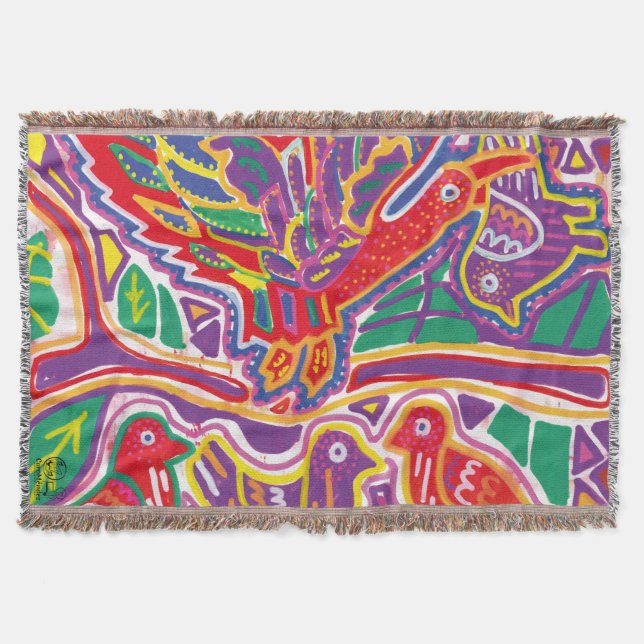 Cobertor Ilustración de Mola3 (Frente)