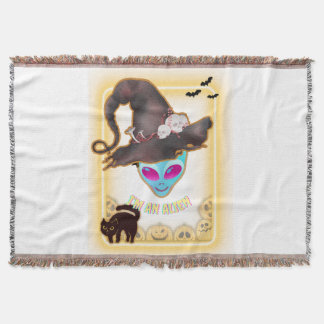 Cobertor "I'M AN ALIEN" Halloween Throw Blanket