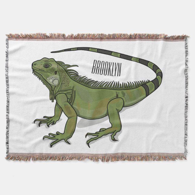 Cobertor Imagem do desenho de Iguana (Frente)