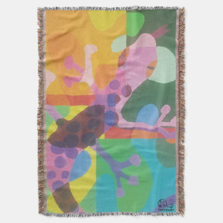 Cobertor Imagen de mi obra Lagartija SERIE