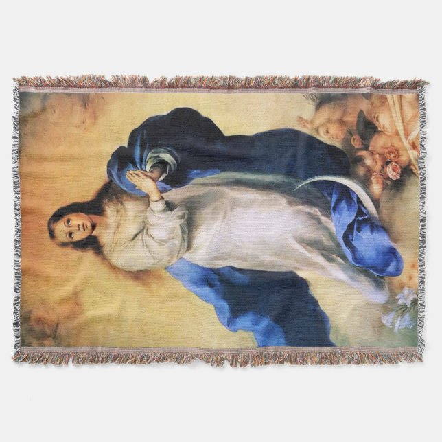 Cobertor Immaculate Conception Dourado (Frente)