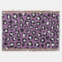 Impressão Animal, Leopardo Roxo, Manchas de Chita,