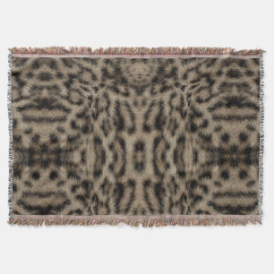 Cobertor Impressão Animal Trendy Exotic Snow Leopard, Padrã