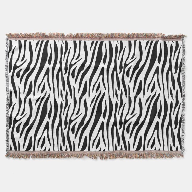 Cobertor Impressão de Zebra (Frente)