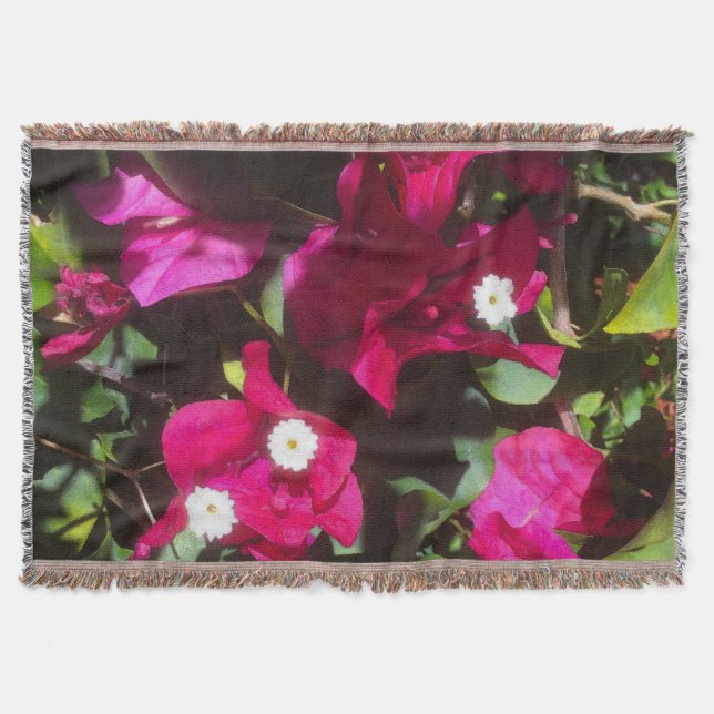 Cobertor Impressão Floral Tropical, Humor Retro (Frente)