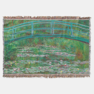 Cobertor Impressionista da Ponte Calçada Claude Monet