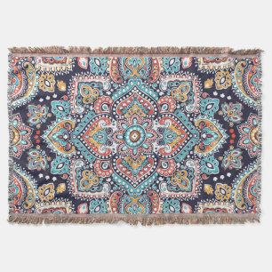 Cobertor Indian Paisley: Padrão Étnico de Mandala