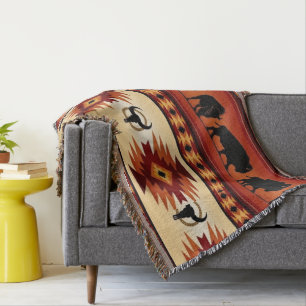 Cobertor Indígenas americano sotaque nativo