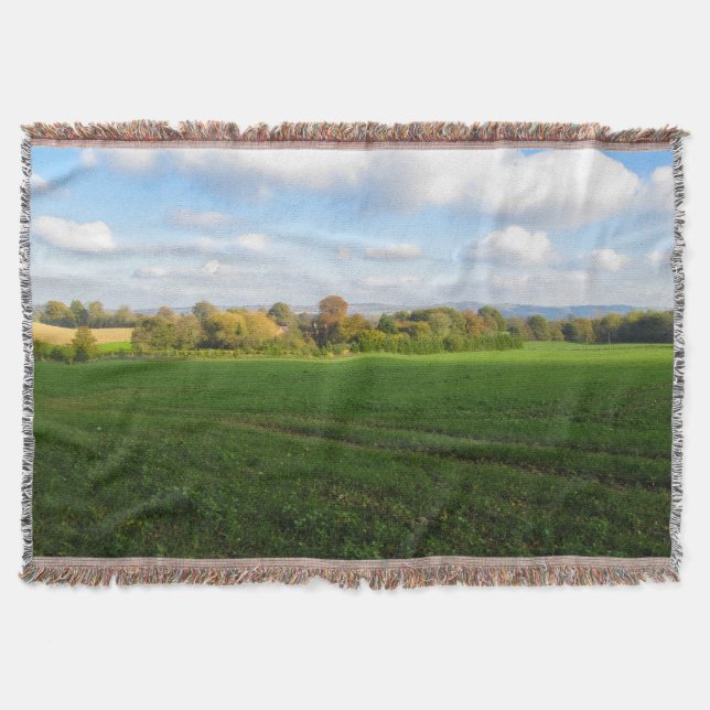 Cobertor Inglês Autumn Countryside - Personalizado (Frente)