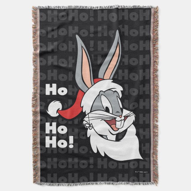 Cobertor INSETOS BUNNY™ Papais noeis "Ho Ho Ho!" (Frente Vertical)