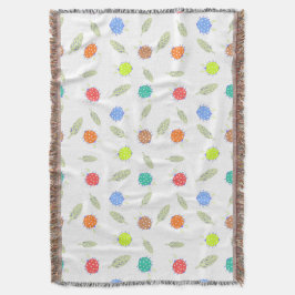 Cobertor Insetos e folhas em forma de permuta