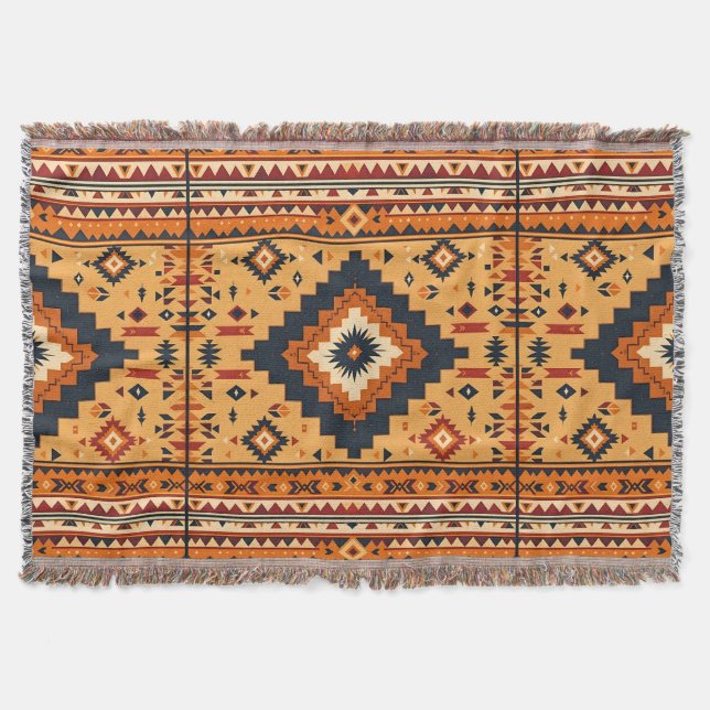 Cobertor Inspirado nas tribos (Frente)