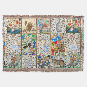 COBERTOR INSTRUMENTOS MUSICAIS DE JOGO BESTIÁRIO MEDIEVAL