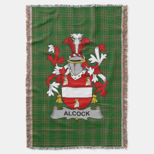 Cobertor Irish Alcock Casaco do Serviço Familiar de Armas I