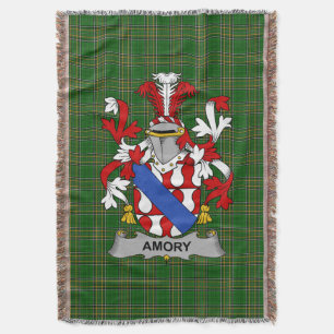 Cobertor Irish Amory Casaco do Serviço Familiar de Armas Ir
