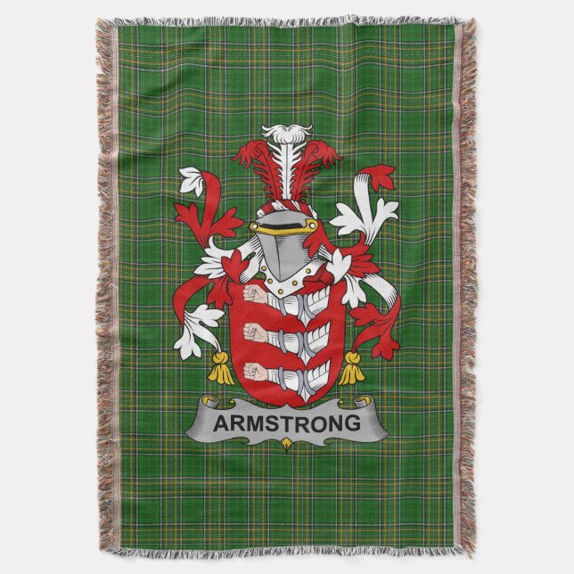 Cobertor Irish Armstrong Casaco da Proteção da Família de A (Frente Vertical)