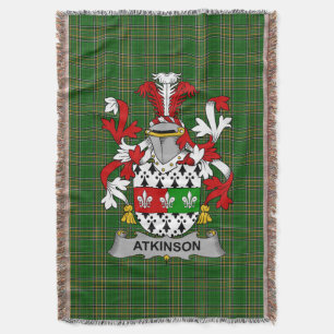 Cobertor Irish Atkinson Casaco do Serviço Familiar de Armas