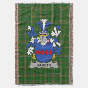 Cobertor Irish Bareth Casaco do Serviço Familiar de Armas I