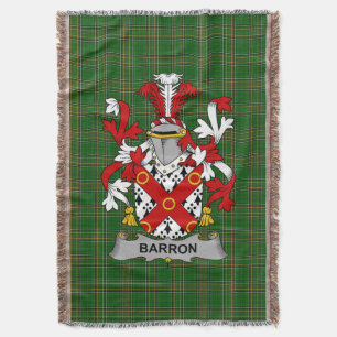 Cobertor Irish Barron Casaco do Serviço Familiar de Armas I