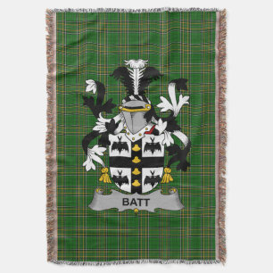 Cobertor Irish Batt Casaco do Serviço Familiar de Armas Irl
