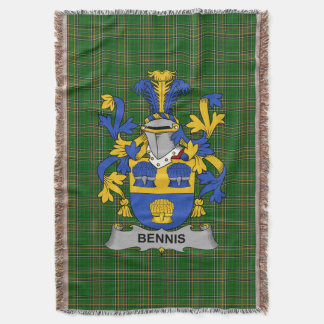Cobertor Irish Bennis Casaco do Serviço Familiar de Armas I