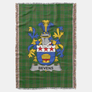 Cobertor Irish Bevens - Casaco do Serviço Familiar de Armas