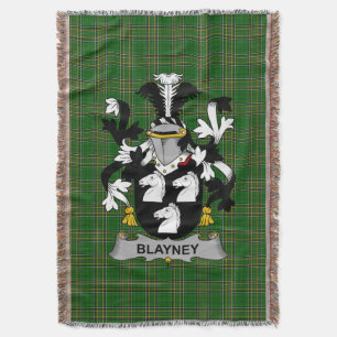Cobertor Irish Blayney Casaco do Serviço Familiar de Armas