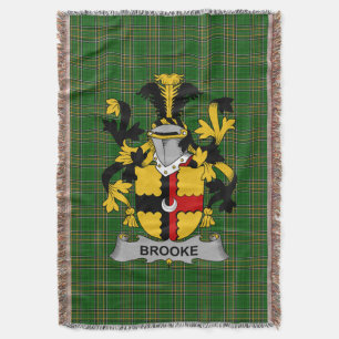 Cobertor Irish Brooke Casaco do Serviço Familiar de Armas I
