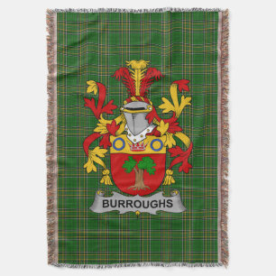 Cobertor Irish Burroughs Casaco do Serviço Familiar de Arma
