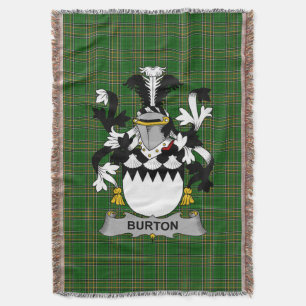 Cobertor Irish Burton Casaco do Serviço Familiar de Armas I