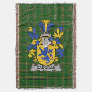 Cobertor Irish Cadogan Casaco do Serviço Familiar de Armas