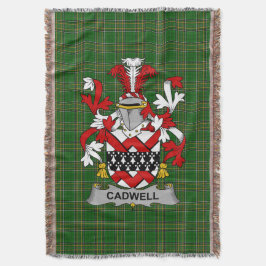 Cobertor Irish Cadwell ou Caddell Casaco de Braços Family C
