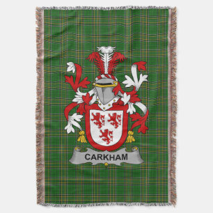 Cobertor Irish Carkham Casaco do Serviço Familiar de Armas