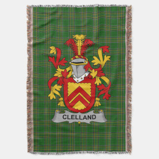 Cobertor Irish Clelland ou McClelland Casaco da Família de