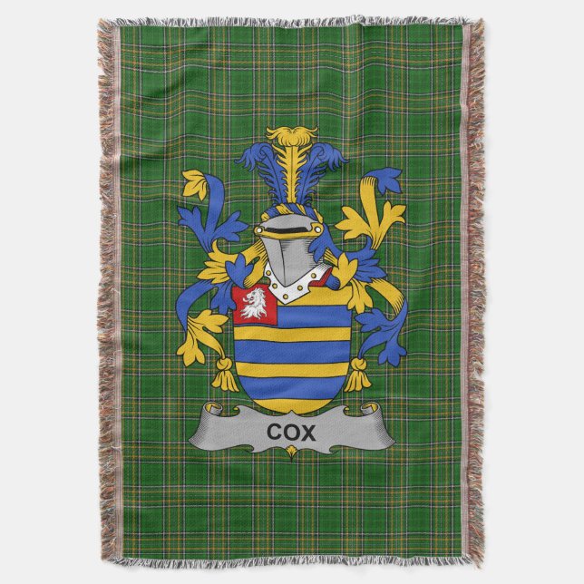 Cobertor Irish Cox Casaco da Armadilha Irlanda (Frente Vertical)