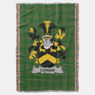 Cobertor Irish Curnin ou O_Curneen Casaco da Família de Arm