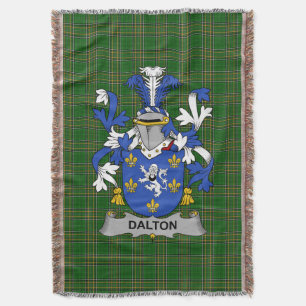 Cobertor Irish Dalton, Casaco de Armas, Serviço Familiar Ir