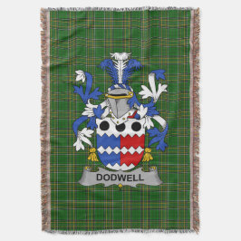 Cobertor Irish Dodwell Casaco do Serviço Familiar de Armas