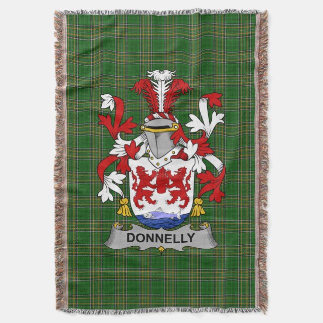 Cobertor Irish Donnelly ou O_Donnelly Casaco da Família de  (Frente Vertical)