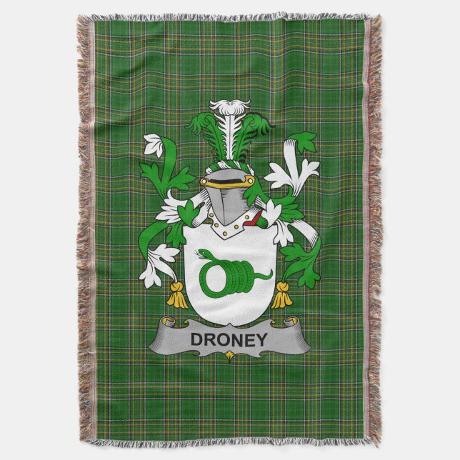 Cobertor Irish Droney ou O_Droney Casaco da Companhia de Ar (Frente Vertical)
