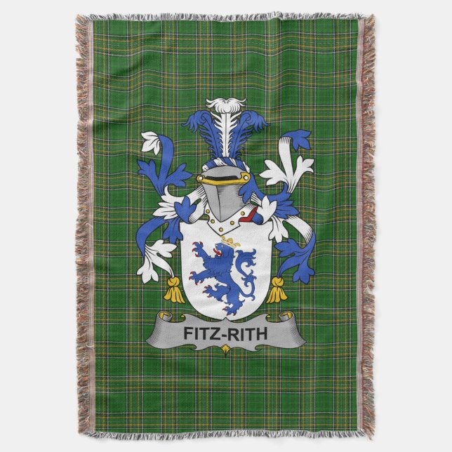 Cobertor Irish Fitz-Rith, Casaco de Armadilhas, Irlanda (Frente Vertical)