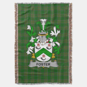 Cobertor Irish Foster Casaco do Serviço Familiar de Armas I