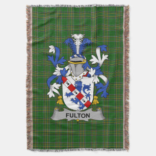 Cobertor Irish Fulton Casaco do Serviço Familiar de Armas I