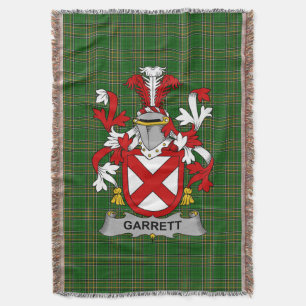 Cobertor Irish Garrett Casaco do Serviço Familiar de Armas