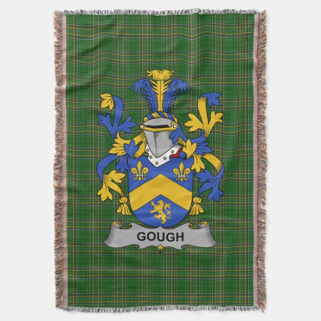 Cobertor Irish Gough Casaco do Armamentos Family Crest Irla (Frente Vertical)